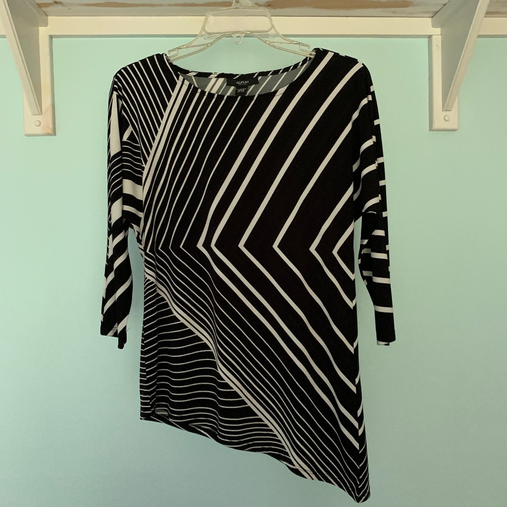 Black and White Dress Top